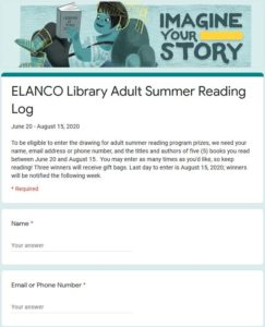 Click here to get the online adult summer reading program form